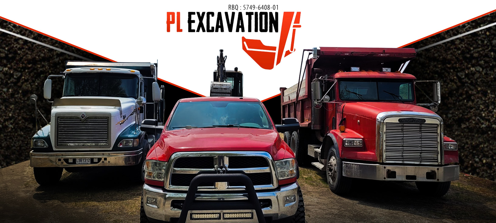 PL excavation dolbeau mistassini pose de fosse sceptique en forêt