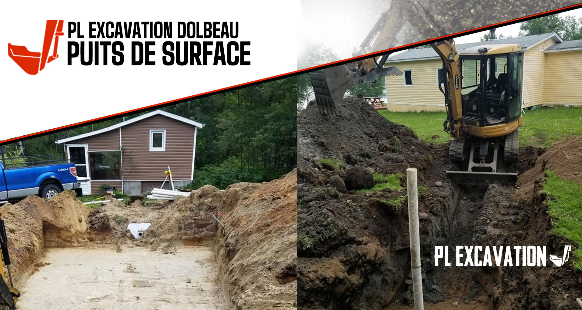 excavation de puits à eau de surface